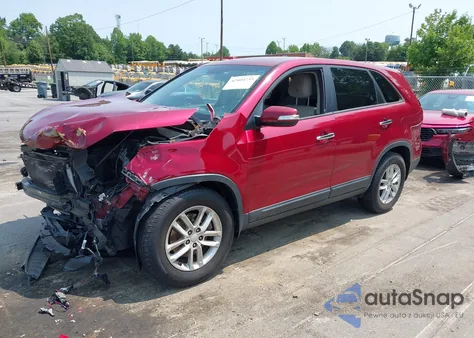 2014 Kia Sorento Lx z USA, uszkodzony, nr VIN 5XYKT3A61EG452612